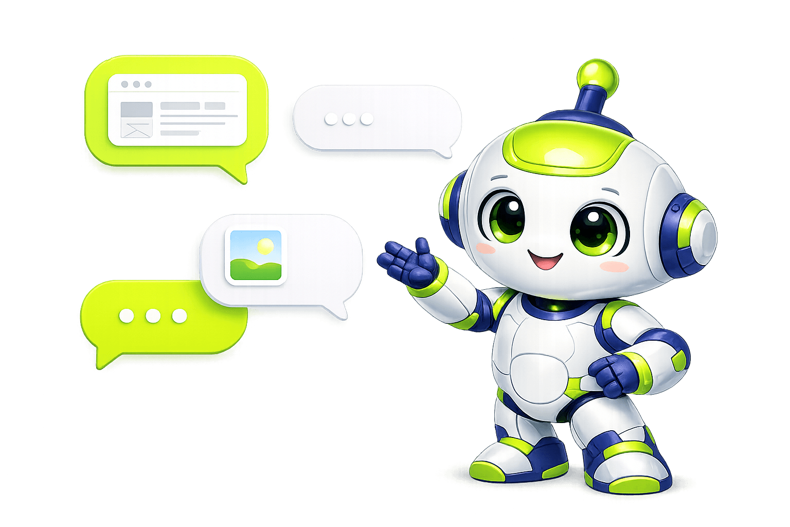 Chatting with AI and quick edits